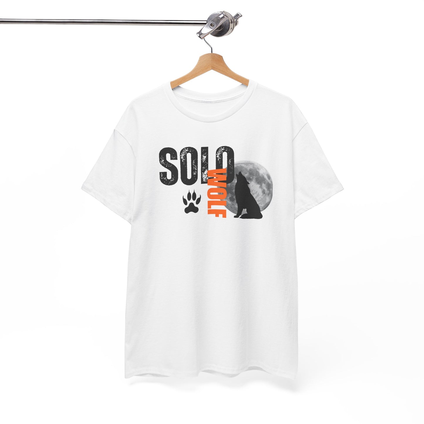 Solo Wolf Unisex Heavy Cotton Tee