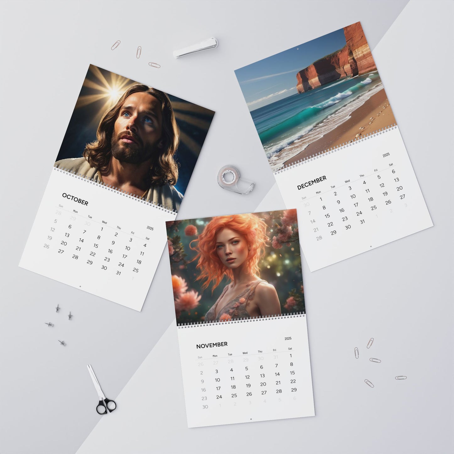 AI Creations  2 Calendar 2025 / Wall Calendars (2025)