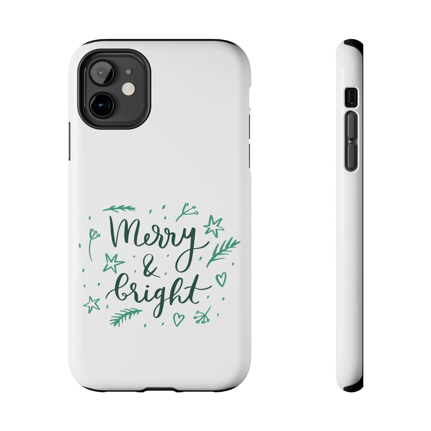 Merry and Bright (Christmas) / Tough Phone Cases