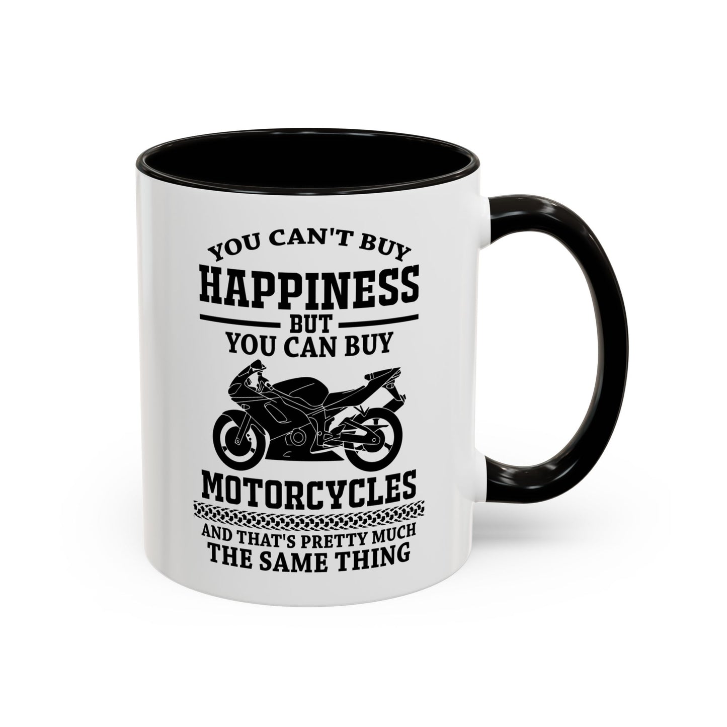 You can't buy happiness but you can by motorcycles... / Colorful Mugs (11oz, 15oz)