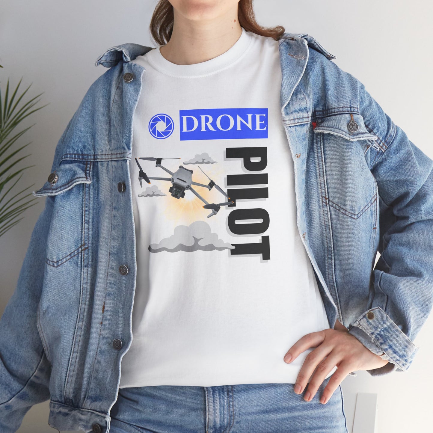 Drone Pilot Unisex Heavy Cotton Tee