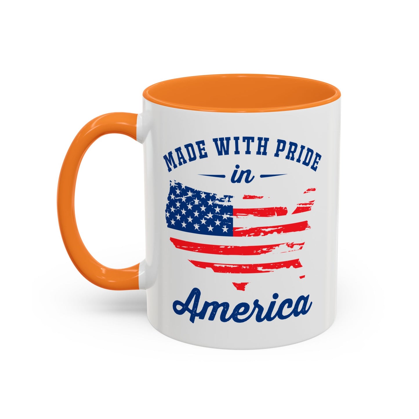 Made with pride in America / Colorful Mugs (11oz, 15oz)