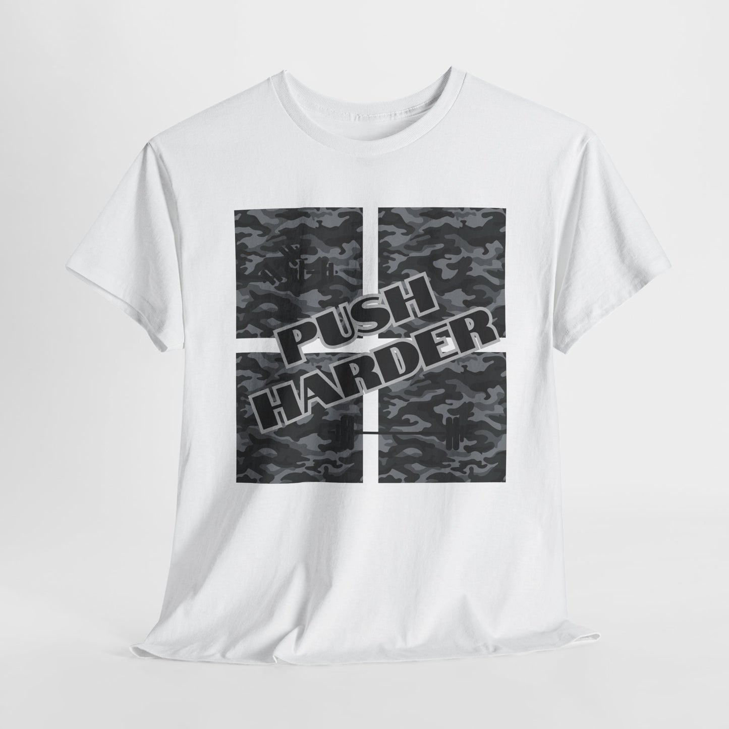 Push Harder Unisex Heavy Cotton Tee