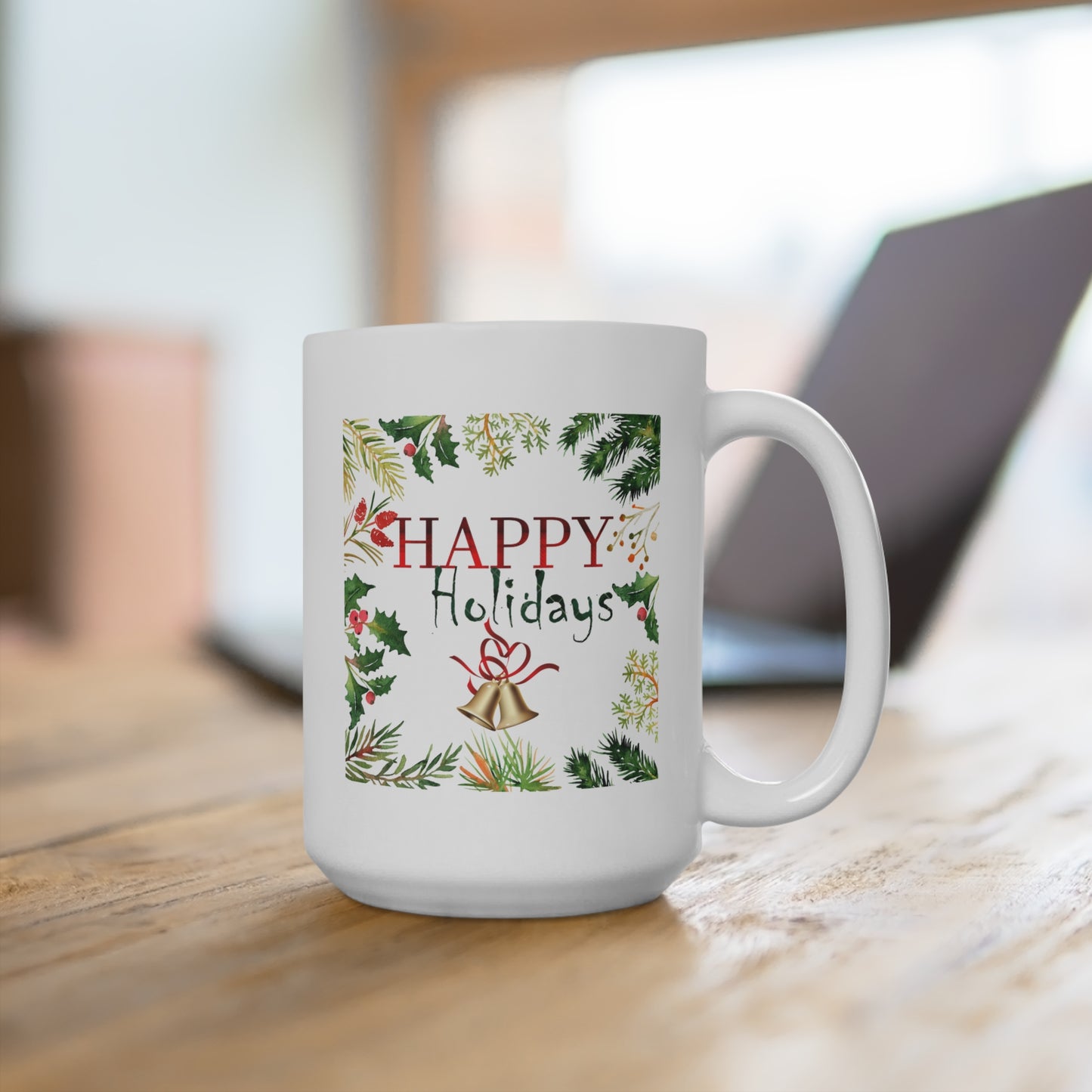Happy Holidays / Mug 15oz white