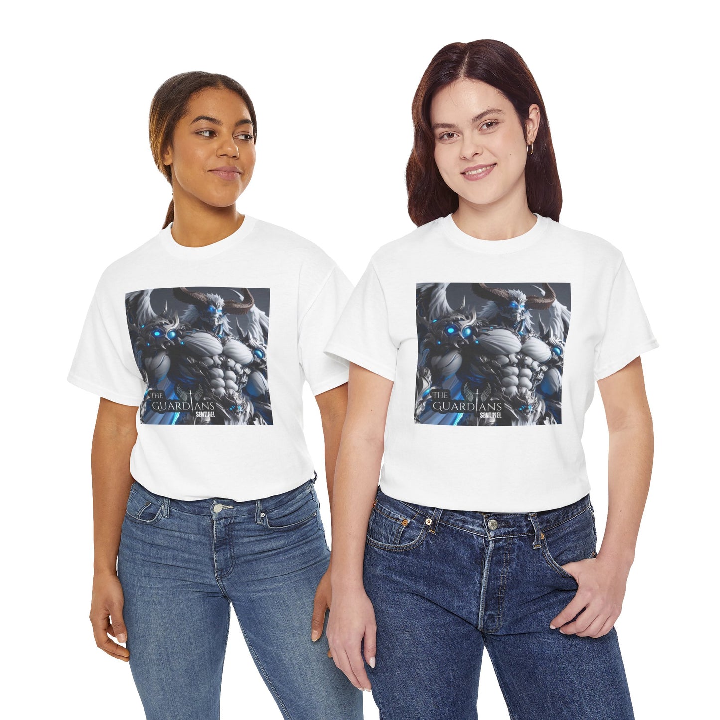 The Guardians Sentinel / Elite Unisex Heavy Cotton Tee (Made with AI)