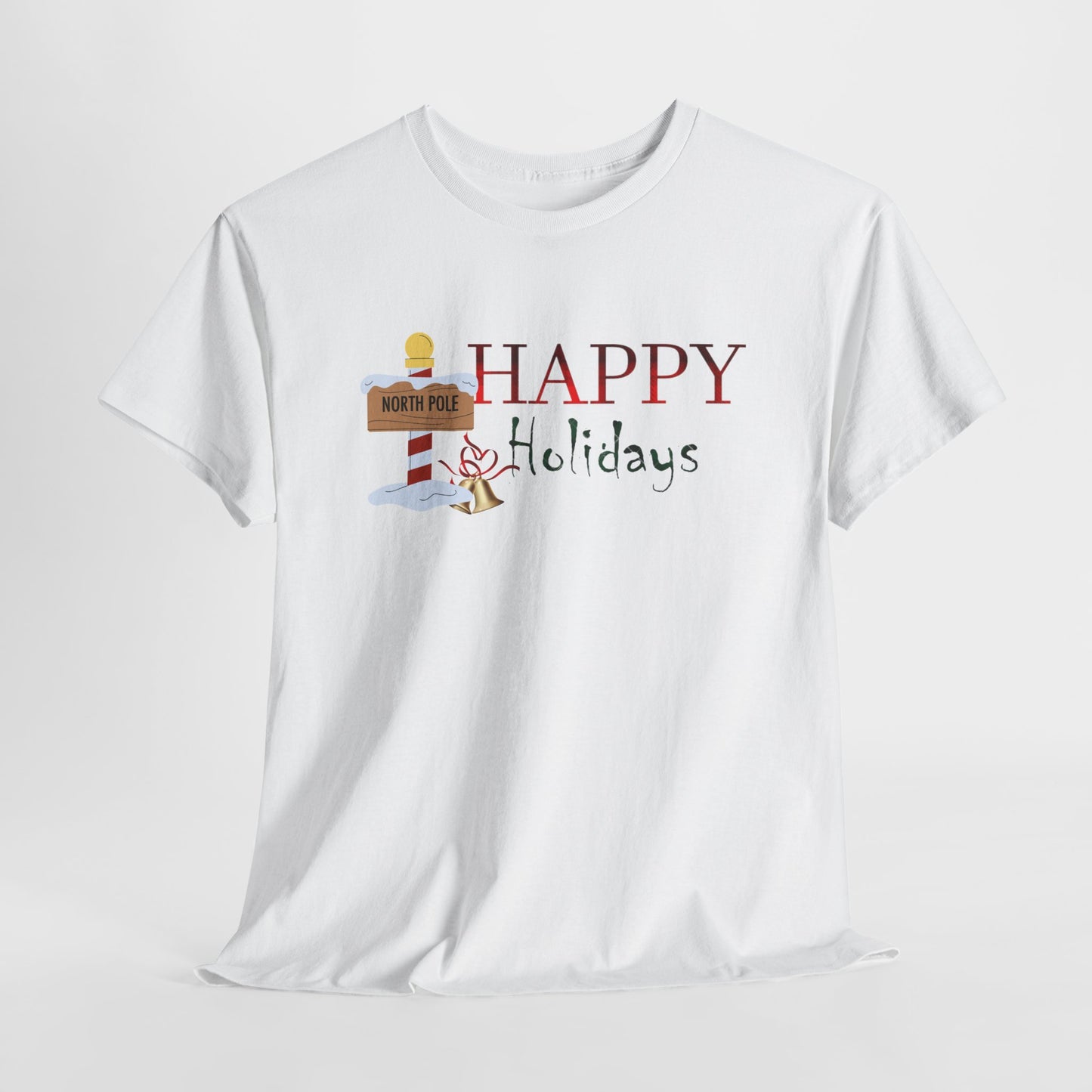 Happy Holidays Unisex Heavy Cotton Tee