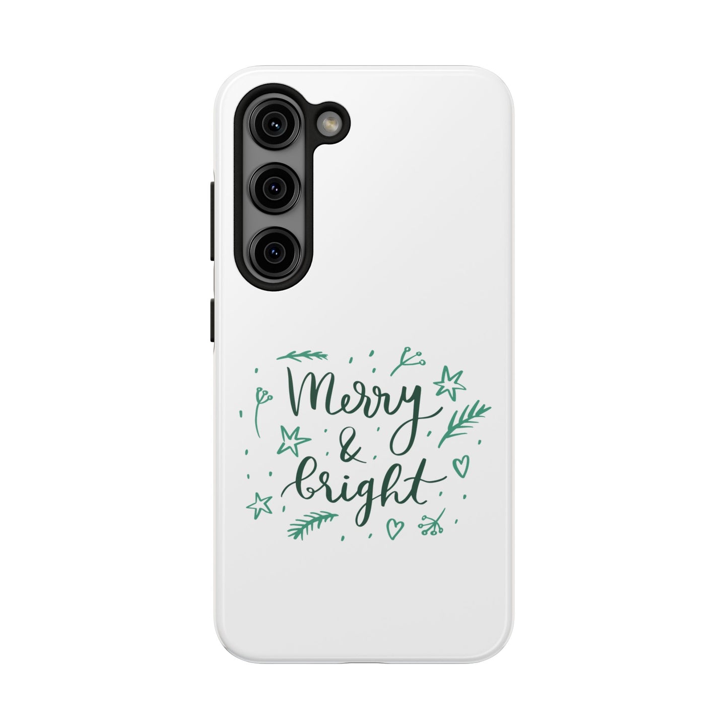 Merry and Bright (Christmas) / Tough Phone Cases