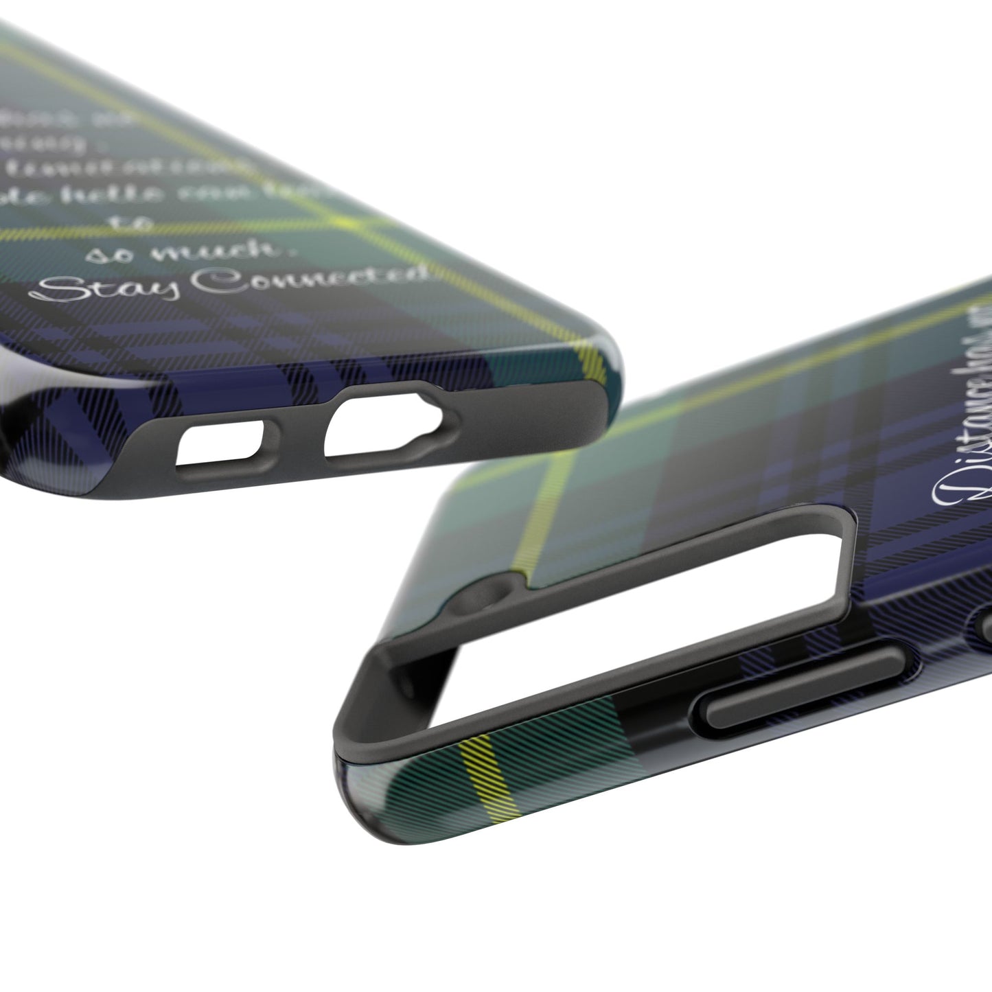 Green plaid version / Tough Phone Cases