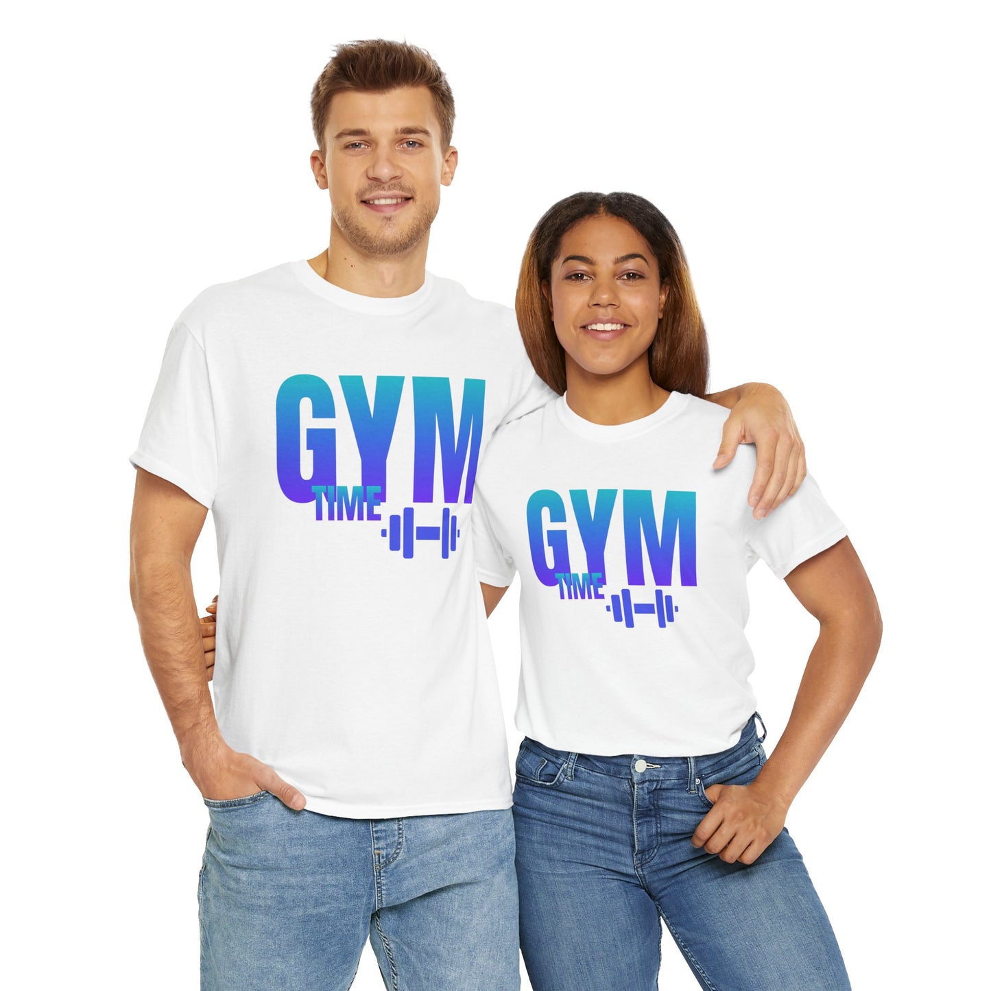 Gym Time / Bodybuilding Unisex Heavy Cotton Tee