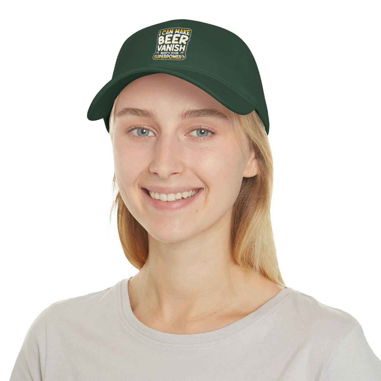 I can make beer vanish / Low Profile Baseball Cap