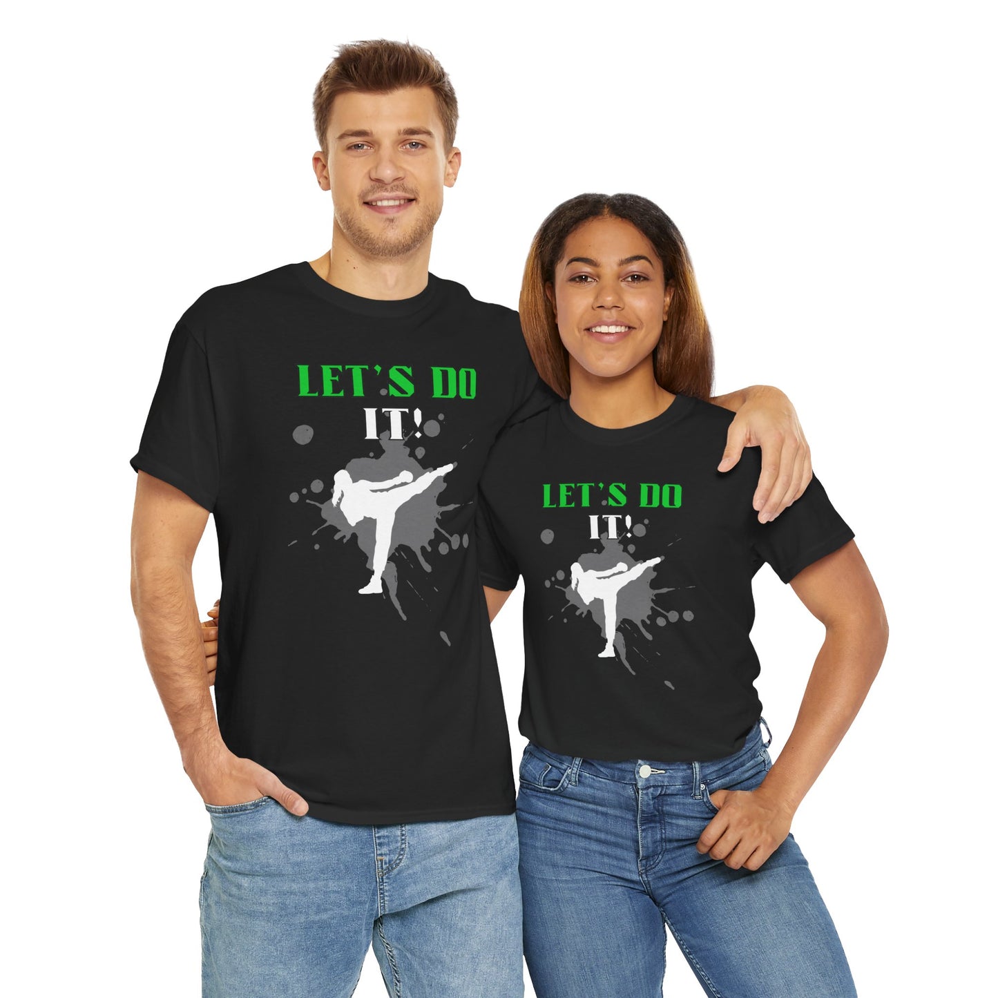 Let's Do It quote Unisex Heavy Cotton Tee