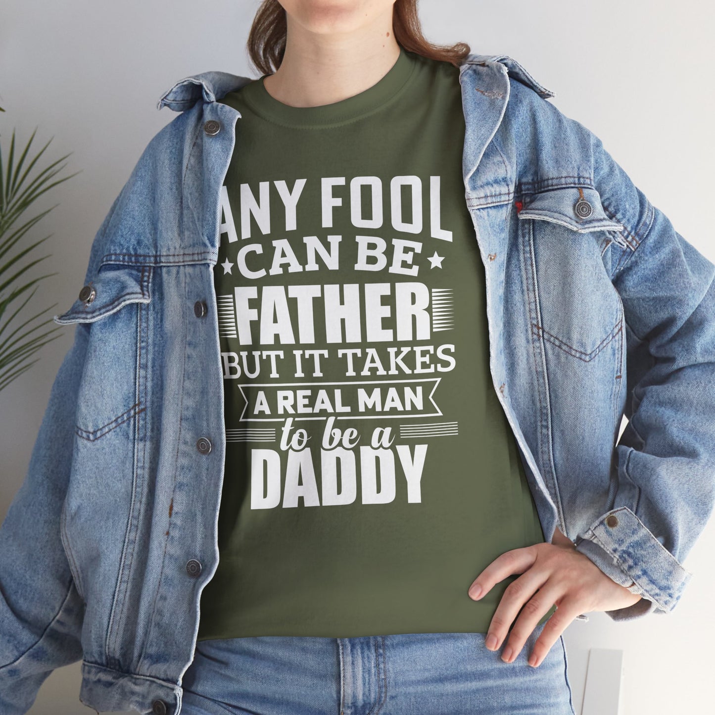 Father Quote Unisex Heavy Cotton Tee