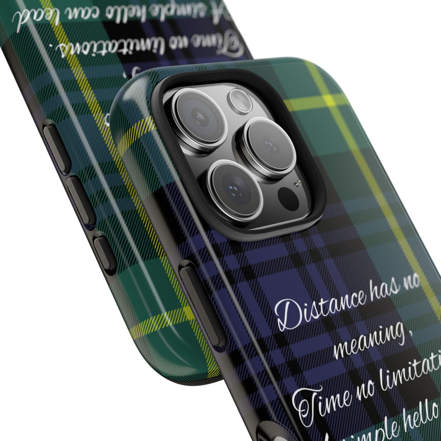 Green plaid version / Tough Phone Cases