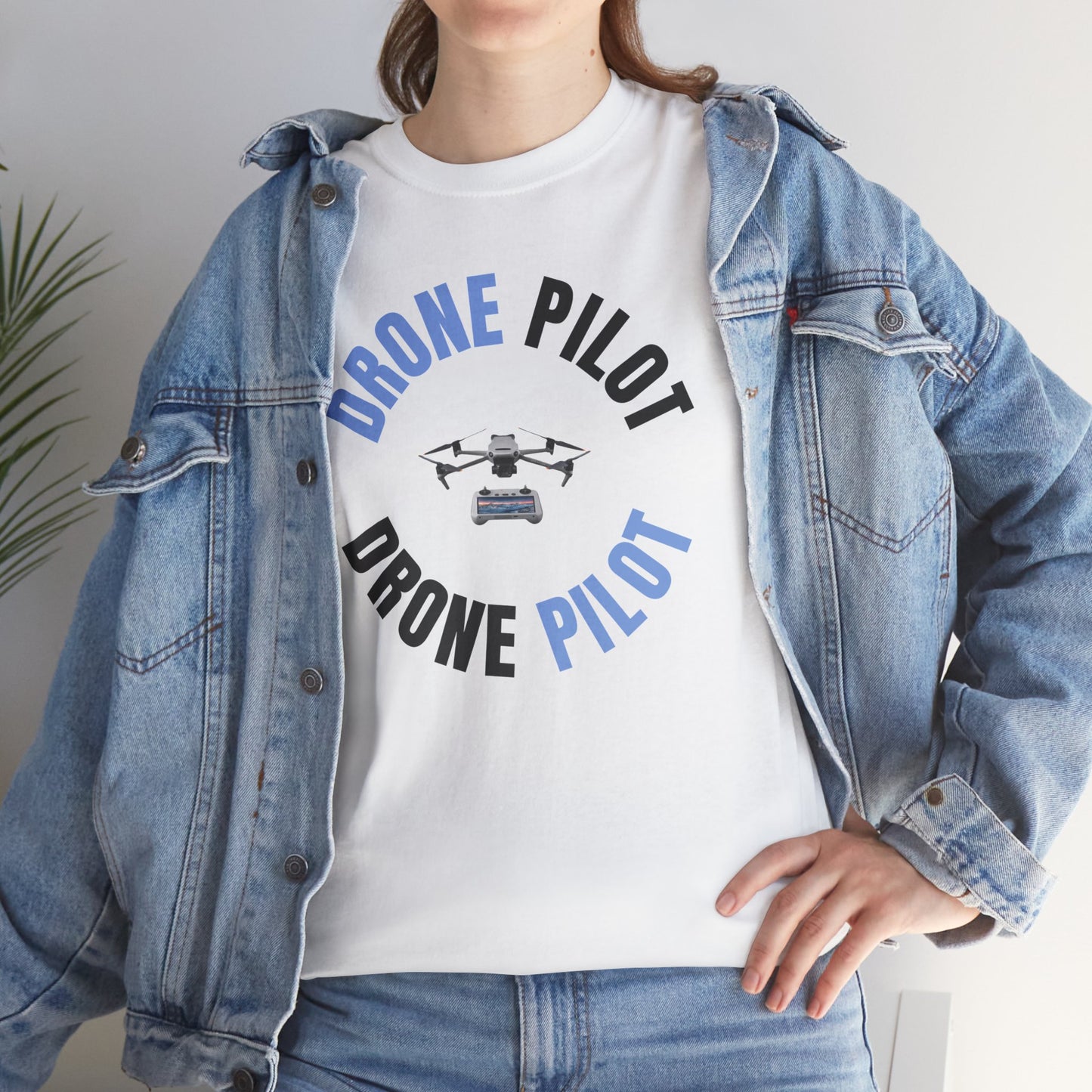 Drone Pilot Unisex Heavy Cotton Tee