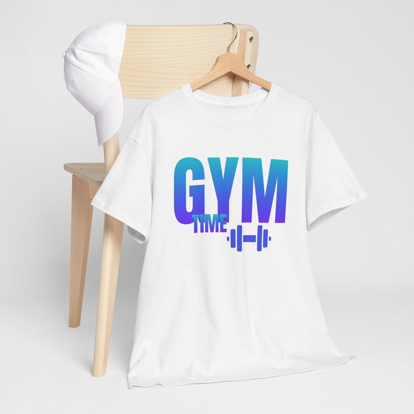 Gym Time / Bodybuilding Unisex Heavy Cotton Tee