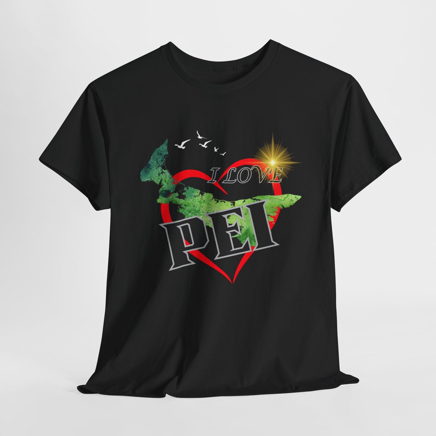I Love PEI / Canada Unisex Heavy Cotton Tee