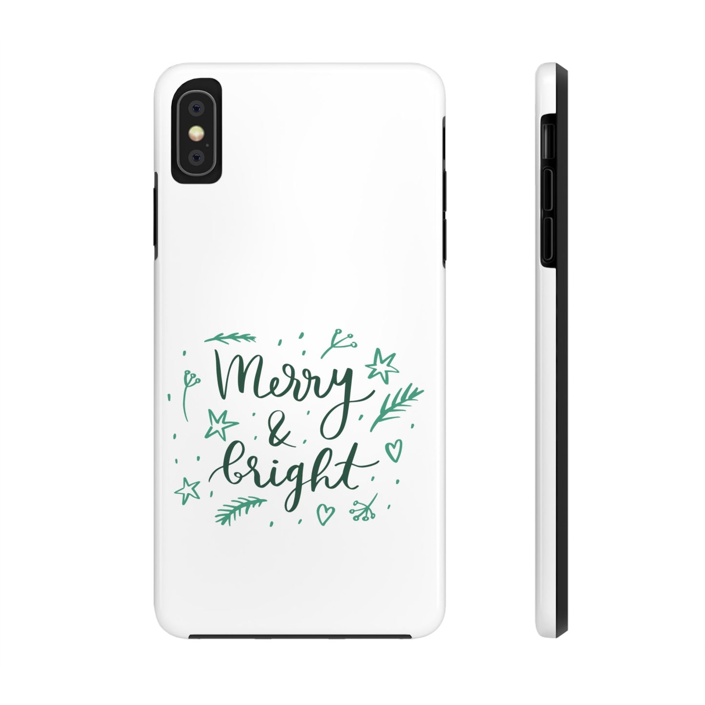 Merry and Bright (Christmas) / Tough Phone Cases