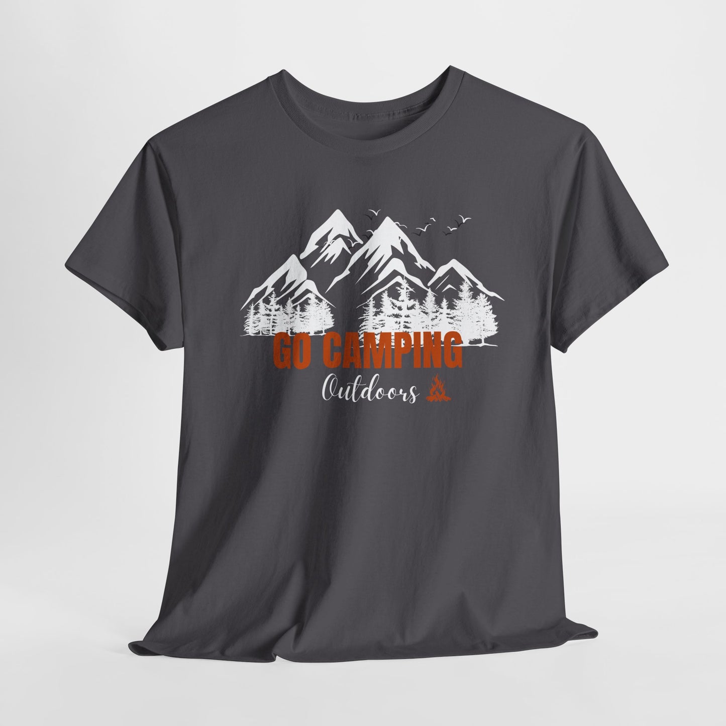 Go Camping Outdoors Unisex Heavy Cotton Tee