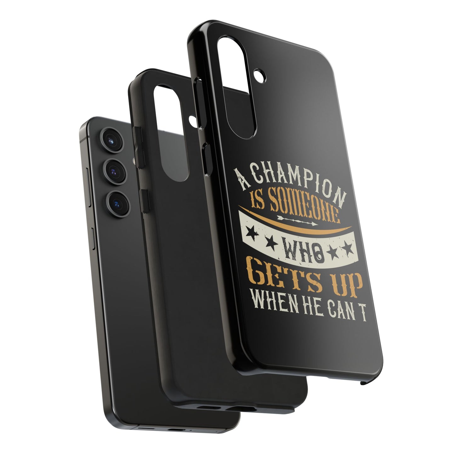 A champion is someone who gets up when he can't (Boxing)  / Tough Phone Cases