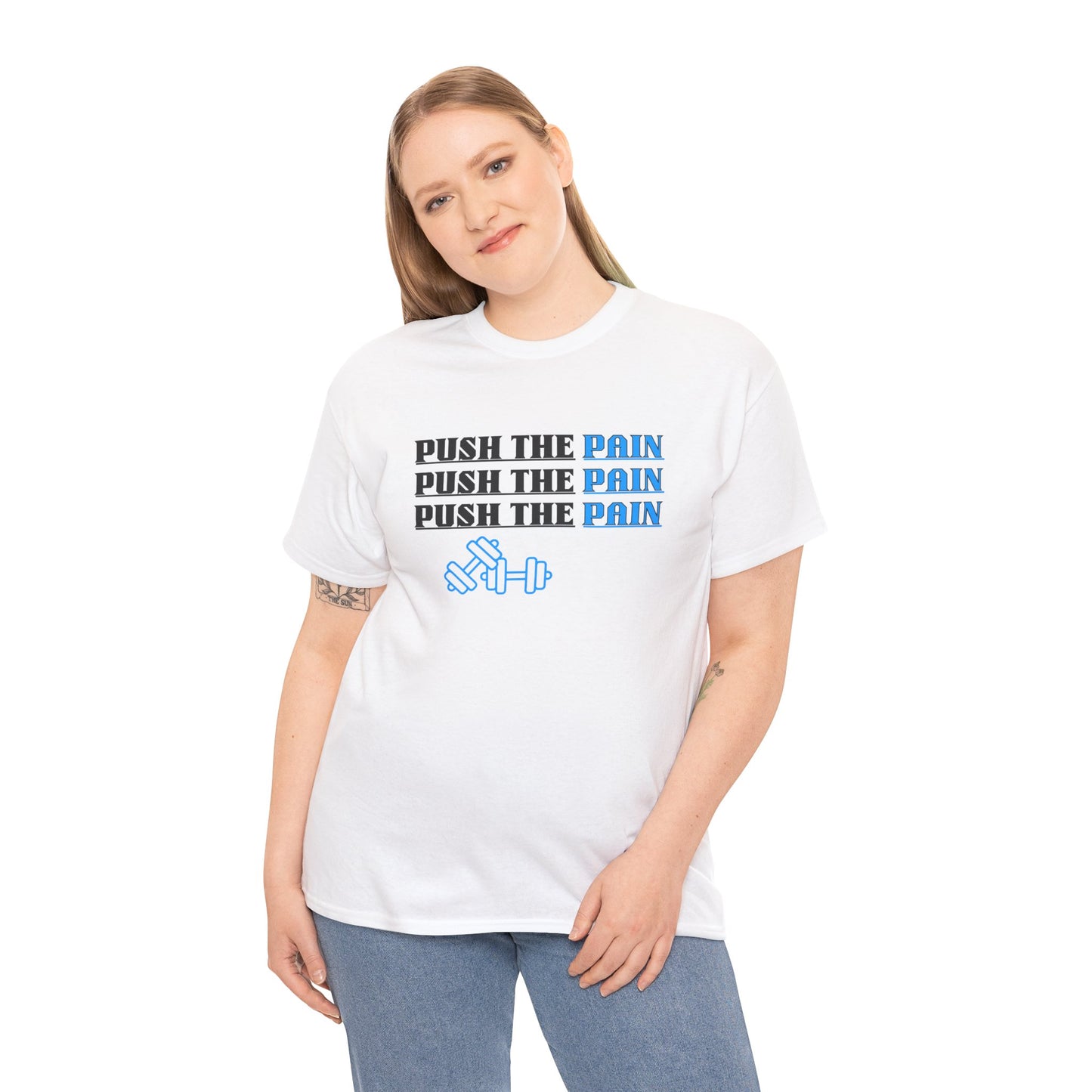 Push the Pain Unisex Heavy Cotton Tee