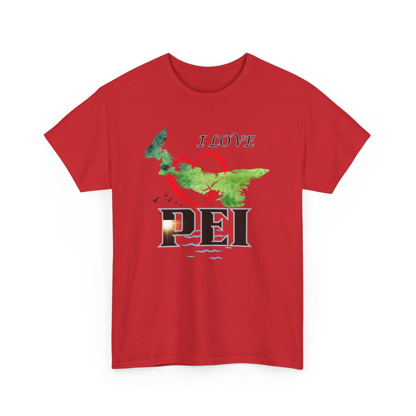 I Love PEI / Canada Unisex Heavy Cotton Tee
