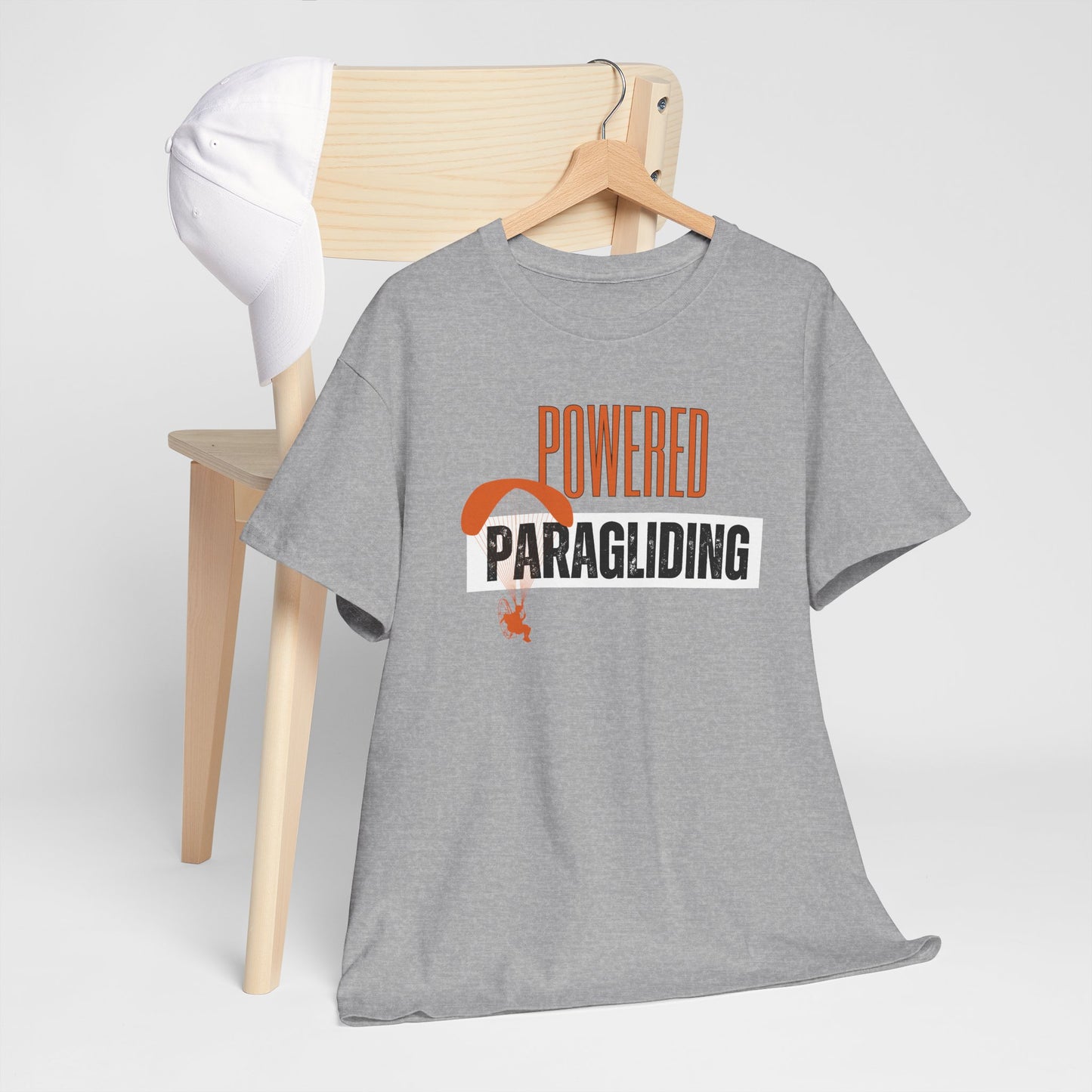 Powered Paragliding Unisex Heavy Cotton Tee