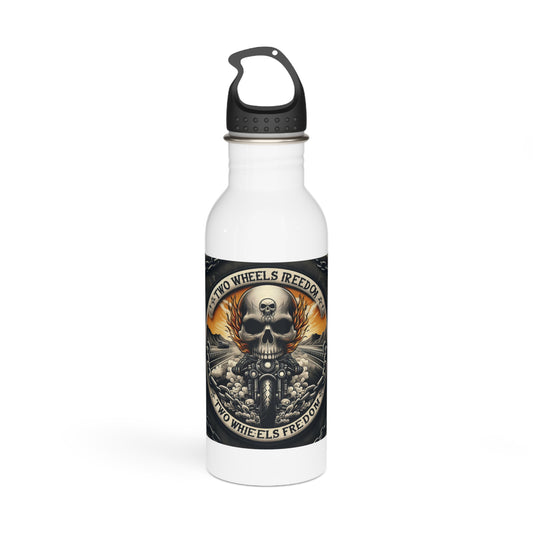 Two Wheels Freedom (Motorcycle) / Stainless Steel Water Bottle