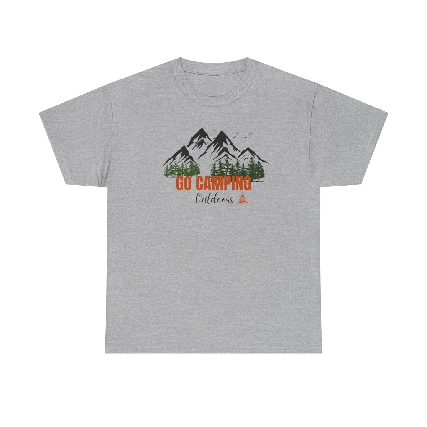 Go Camping Outdoors Unisex Heavy Cotton Tee