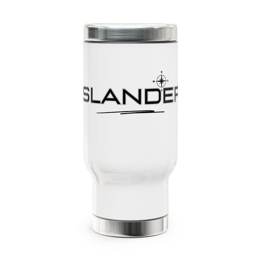 Islander / Stainless Steel Travel Mug with Handle, 14oz