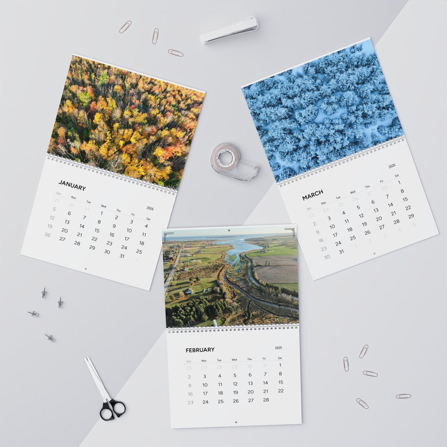 Aerial Art / Wall Calendars (2025)