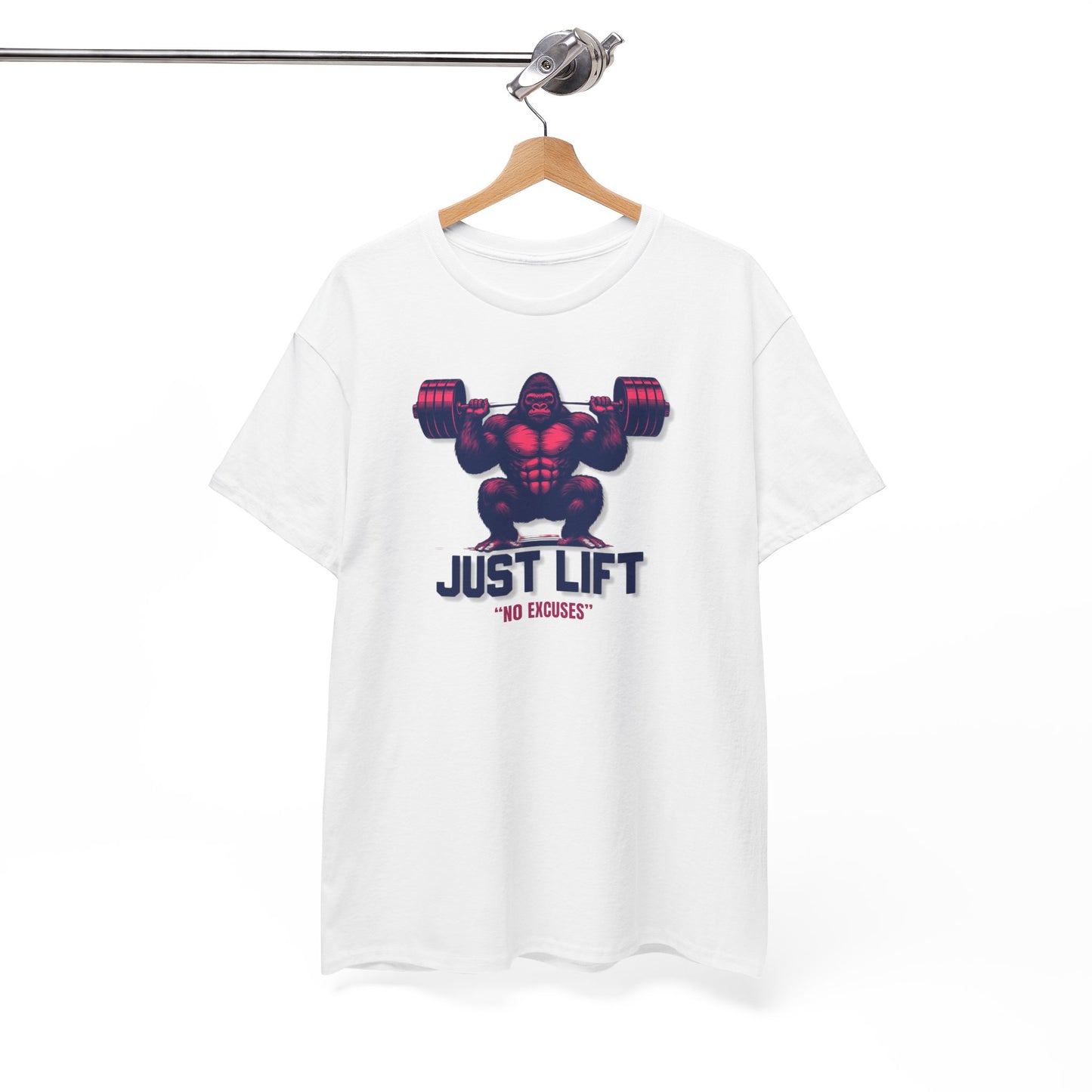 Just Lift / No Excusses Unisex Heavy Cotton Tee