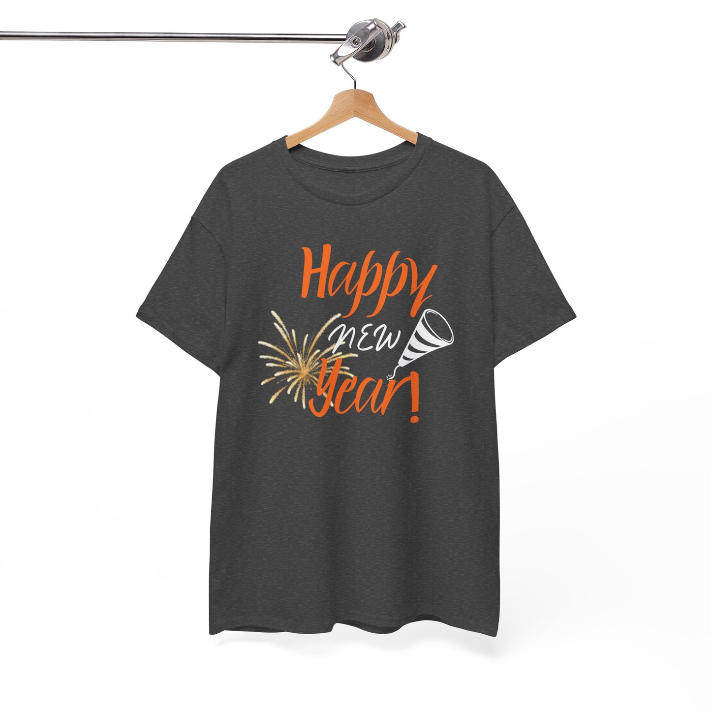 Happy New Year Unisex Heavy Cotton Tee