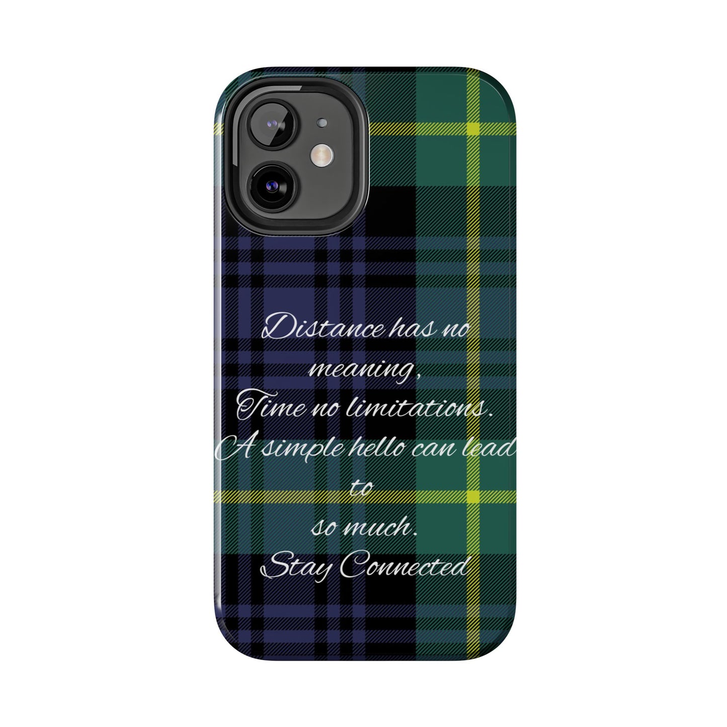 Green plaid version / Tough Phone Cases