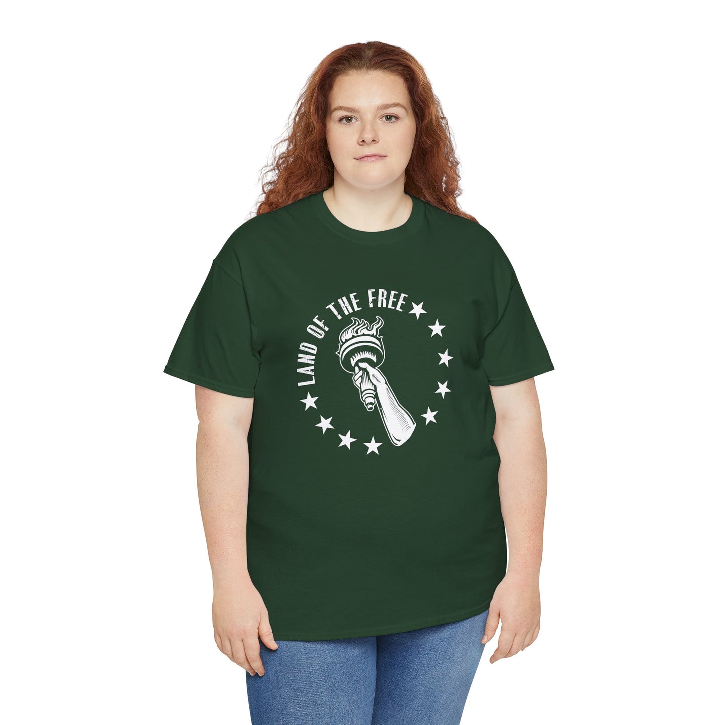 Land of the Free Unisex Heavy Cotton Tee