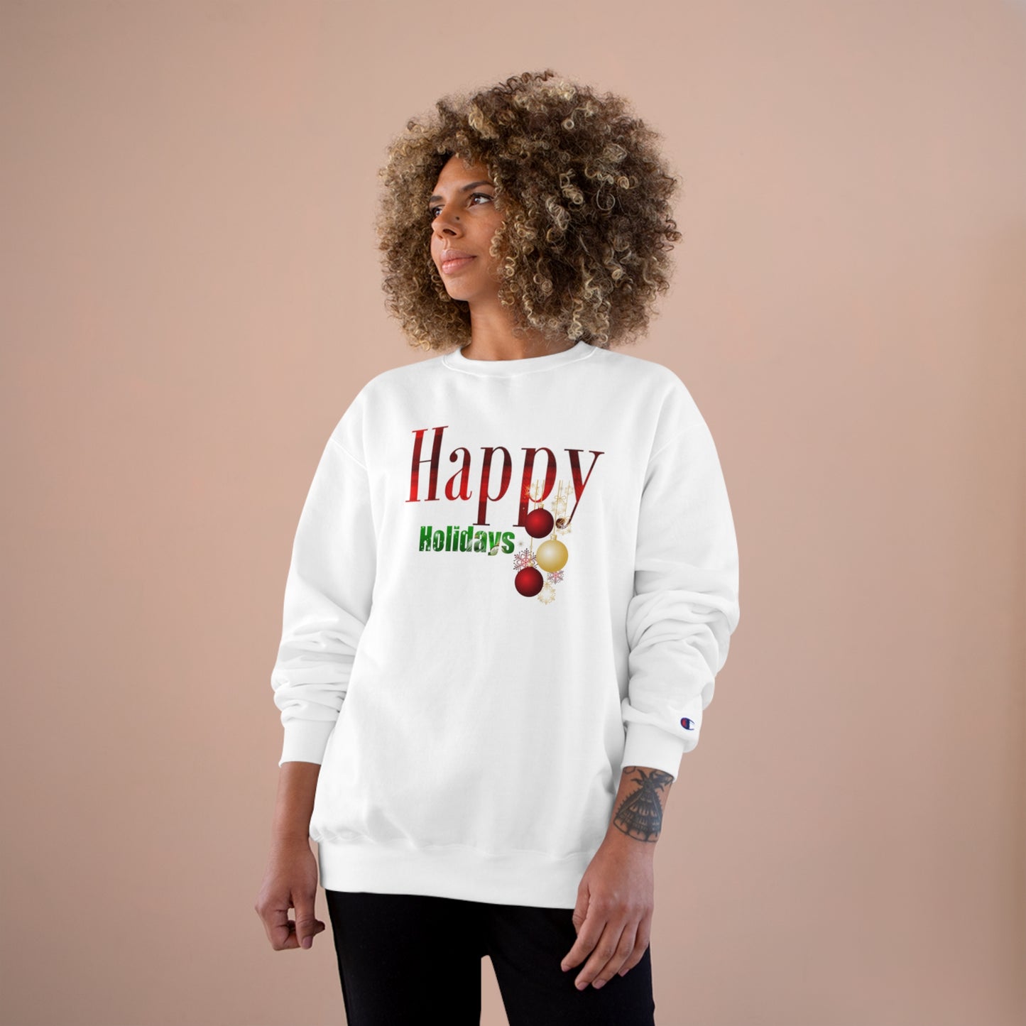 Happy Holidays / Champion Sweatshirt