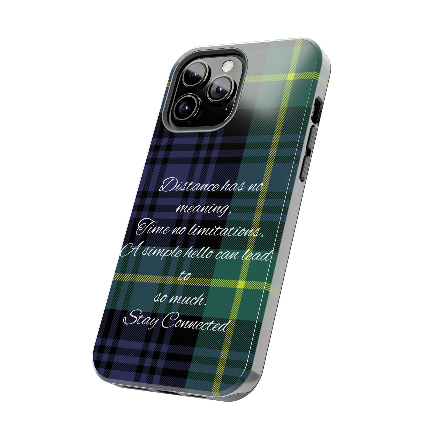 Green plaid version / Tough Phone Cases