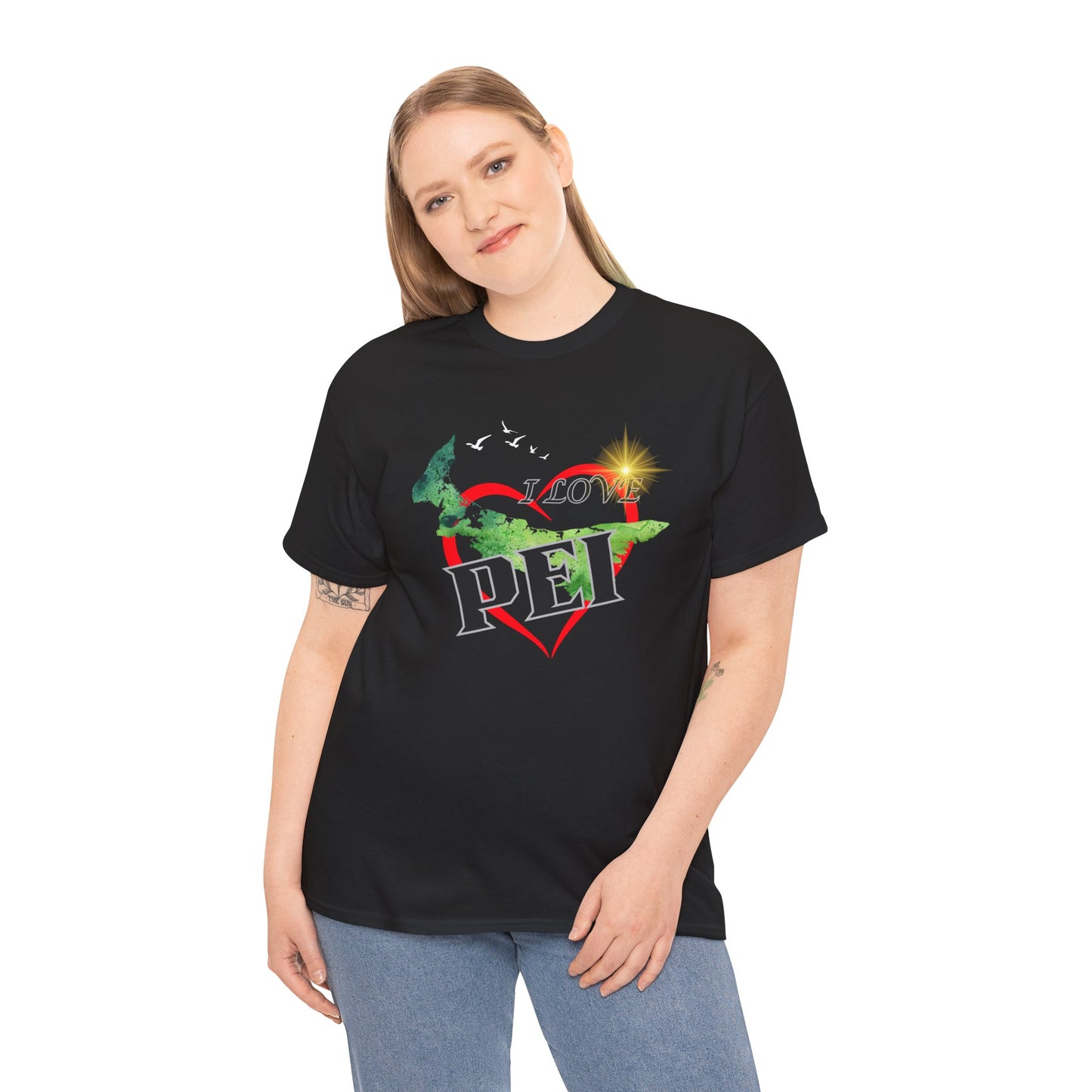 I Love PEI / Canada Unisex Heavy Cotton Tee