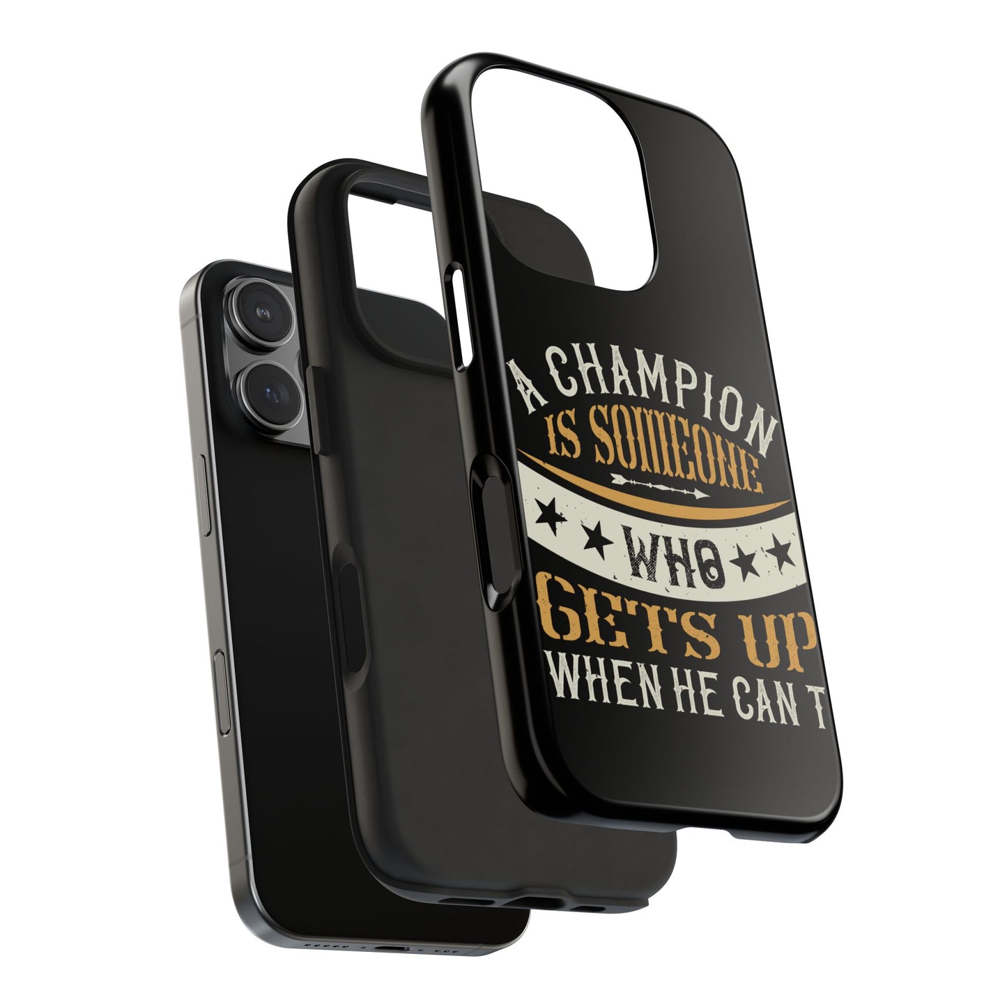 A champion is someone who gets up when he can't (Boxing)  / Tough Phone Cases