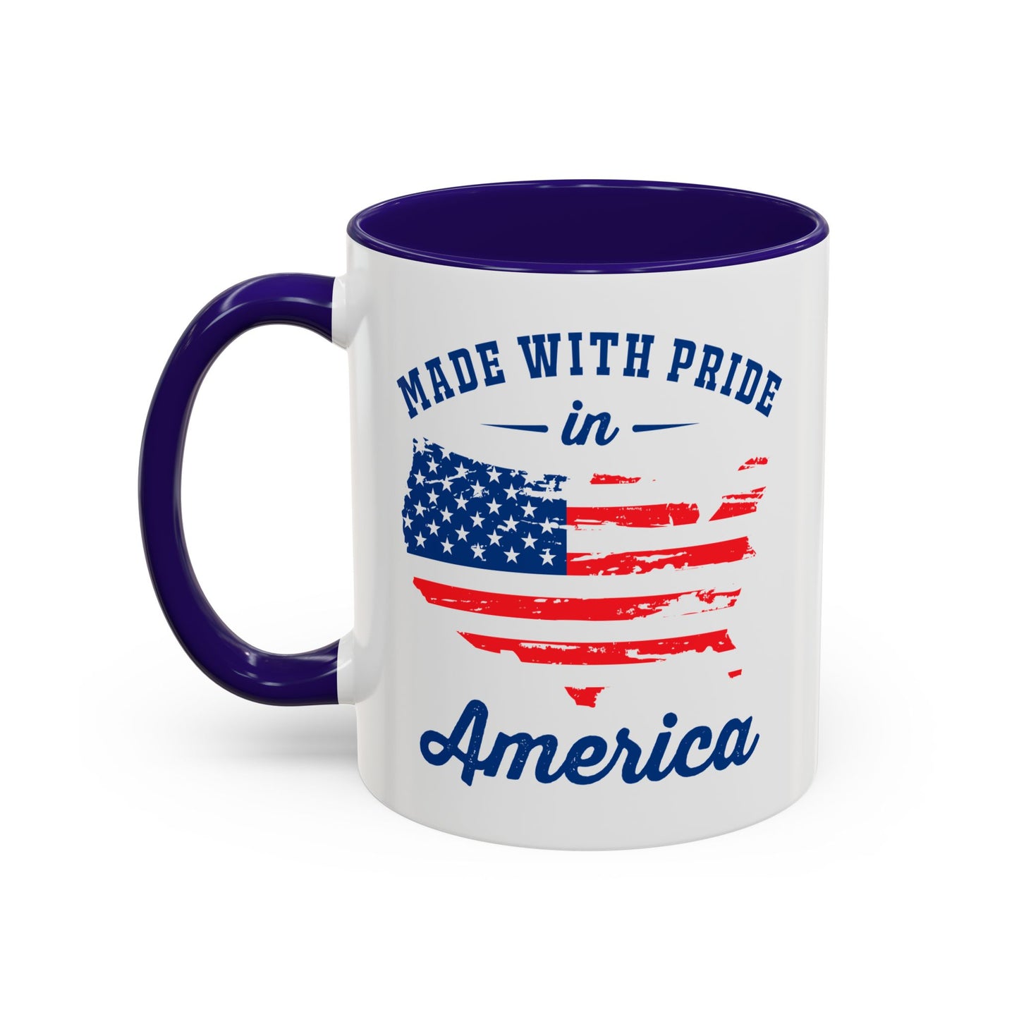 Made with pride in America / Colorful Mugs (11oz, 15oz)