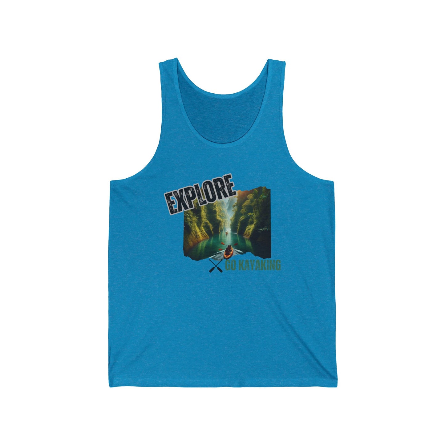 Explore (Go Kayaking) / Unisex Jersey Tank