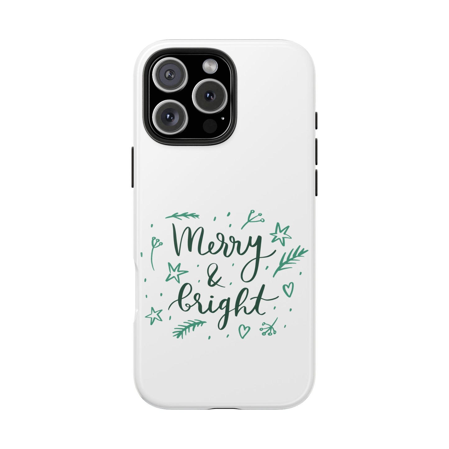 Merry and Bright (Christmas) / Tough Phone Cases