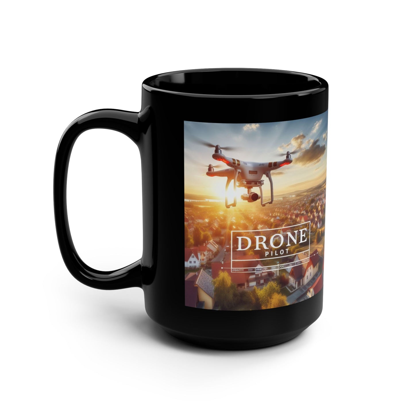 Drone Pilot / Black Mug, 15oz