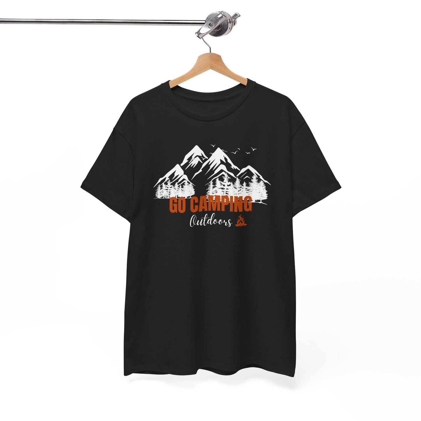 Go Camping Outdoors Unisex Heavy Cotton Tee