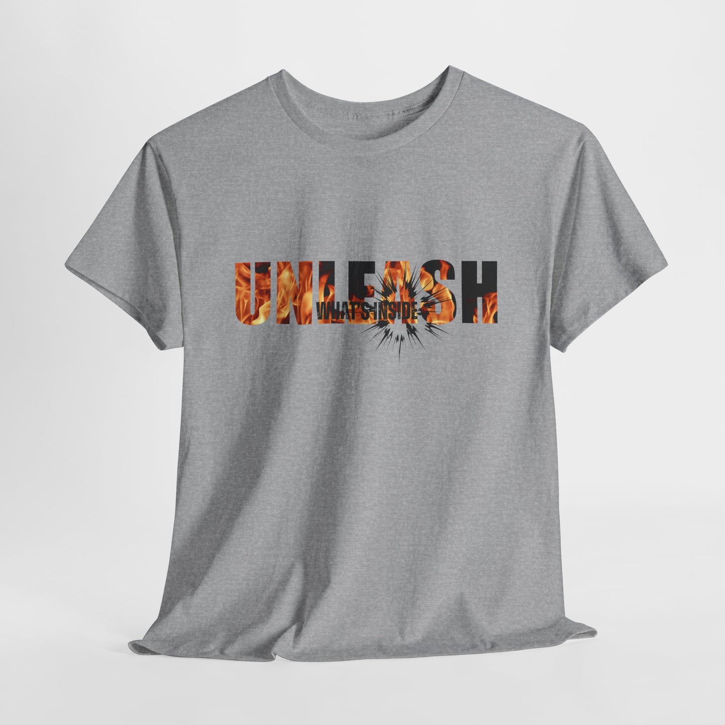 Unleash what's Inside Unisex Heavy Cotton Tee