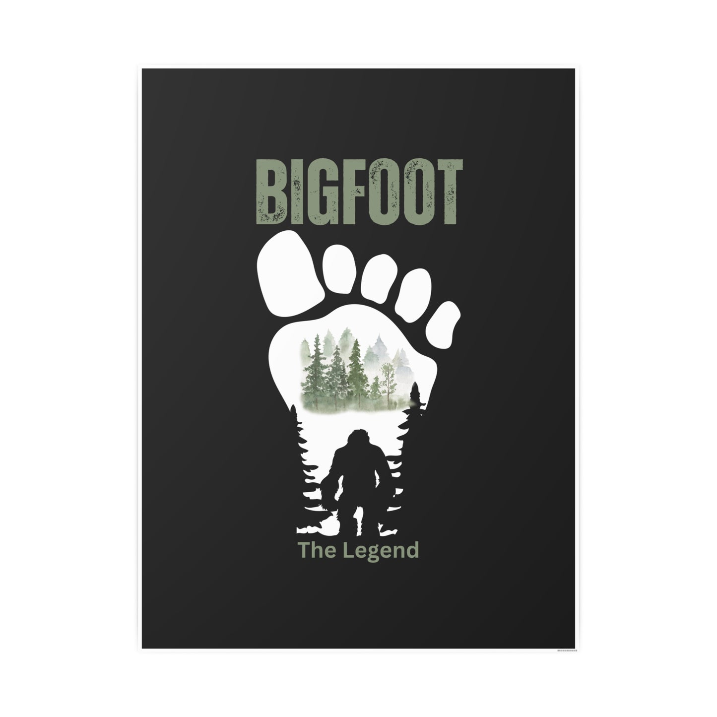 BIGFOOT The Legend / Photo Art Paper Posters