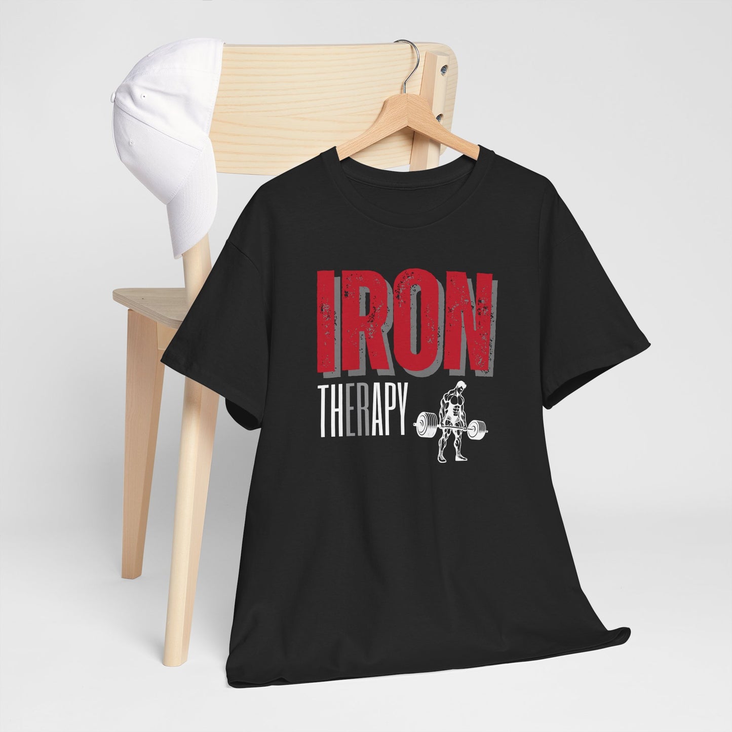 Iron Therapy / Bodybuilding Unisex Heavy Cotton Tee