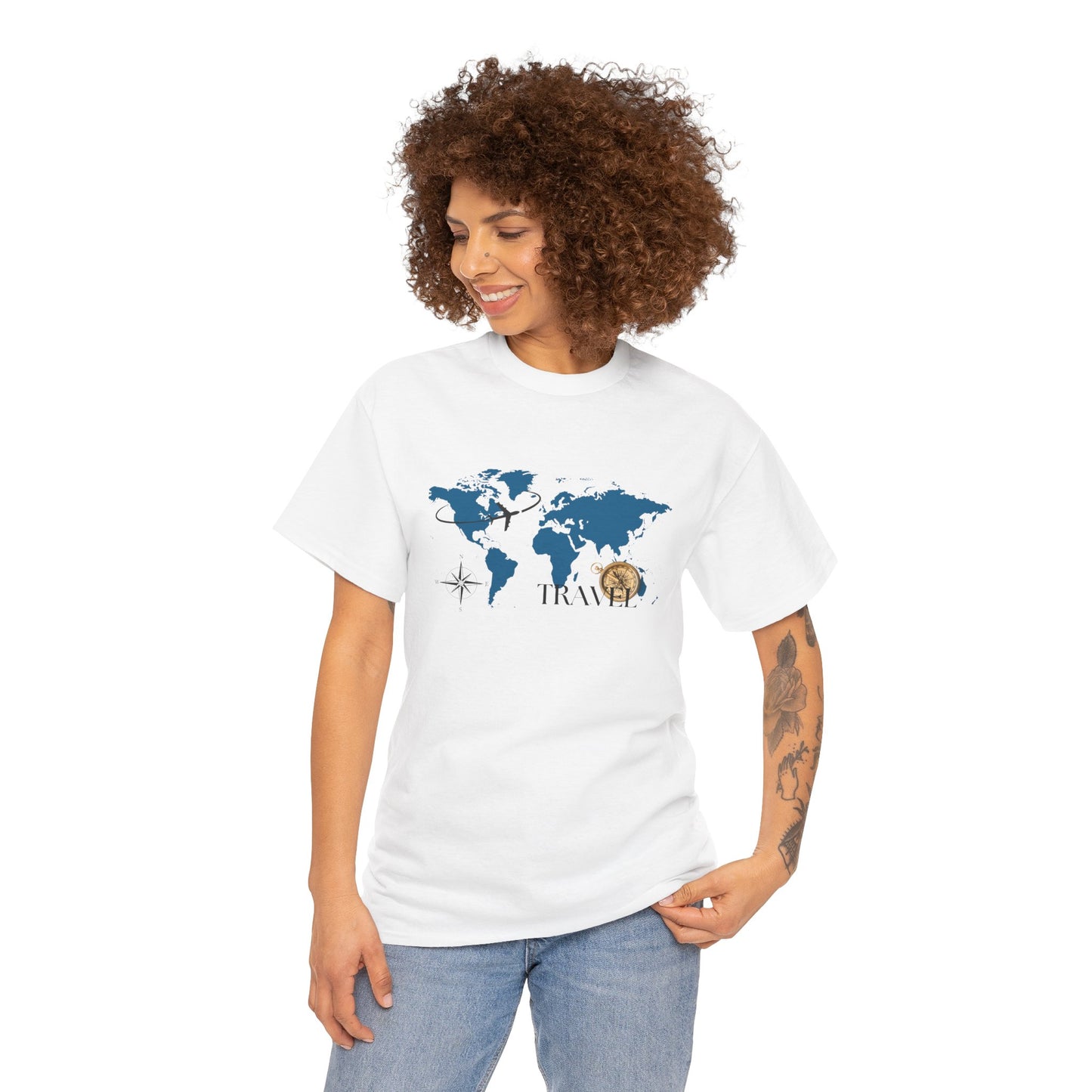 Travel Unisex Heavy Cotton Tee