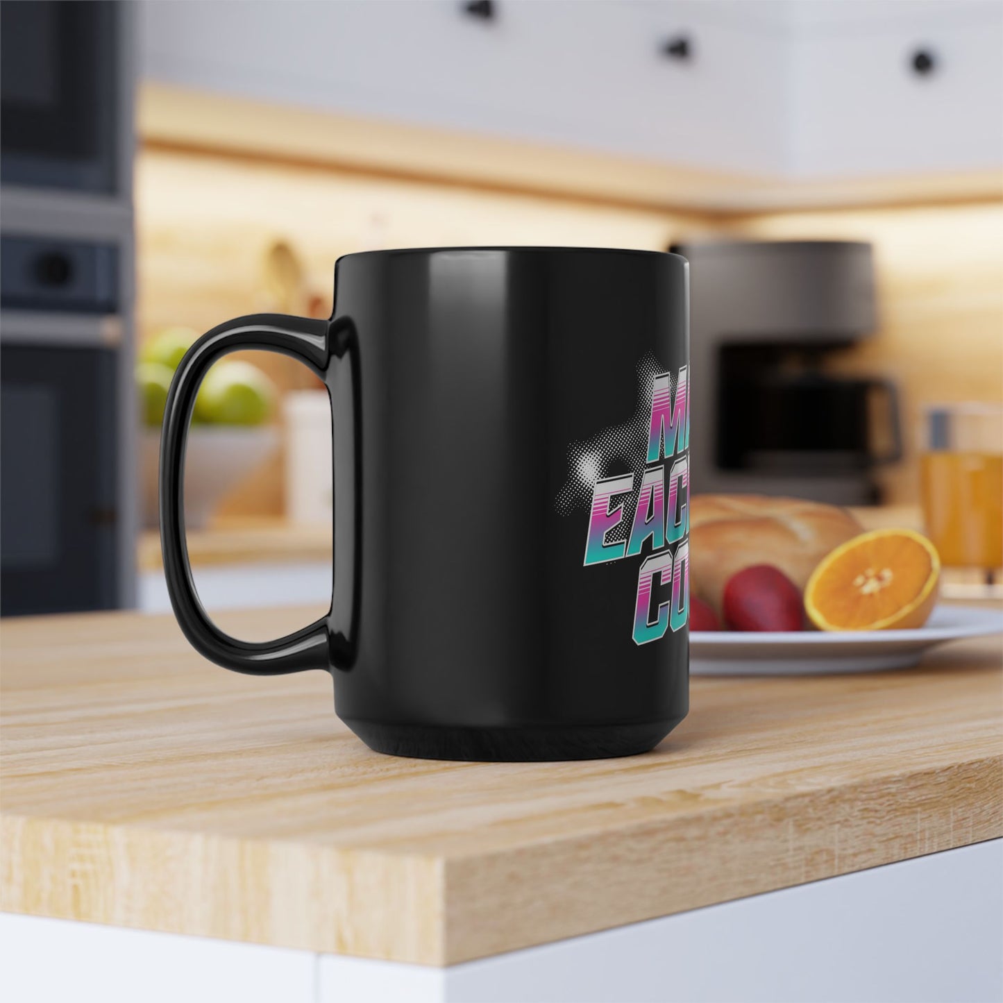 Make Each Day Count / Black Mug, 15oz