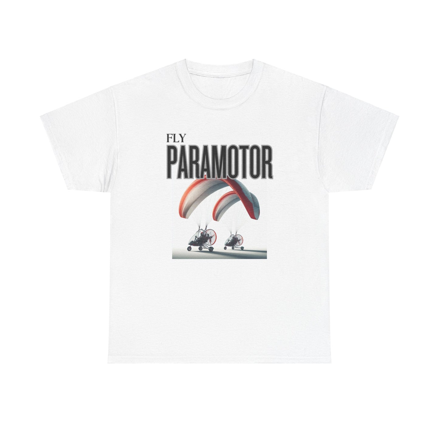 Fly Paramotor Unisex Heavy Cotton Tee