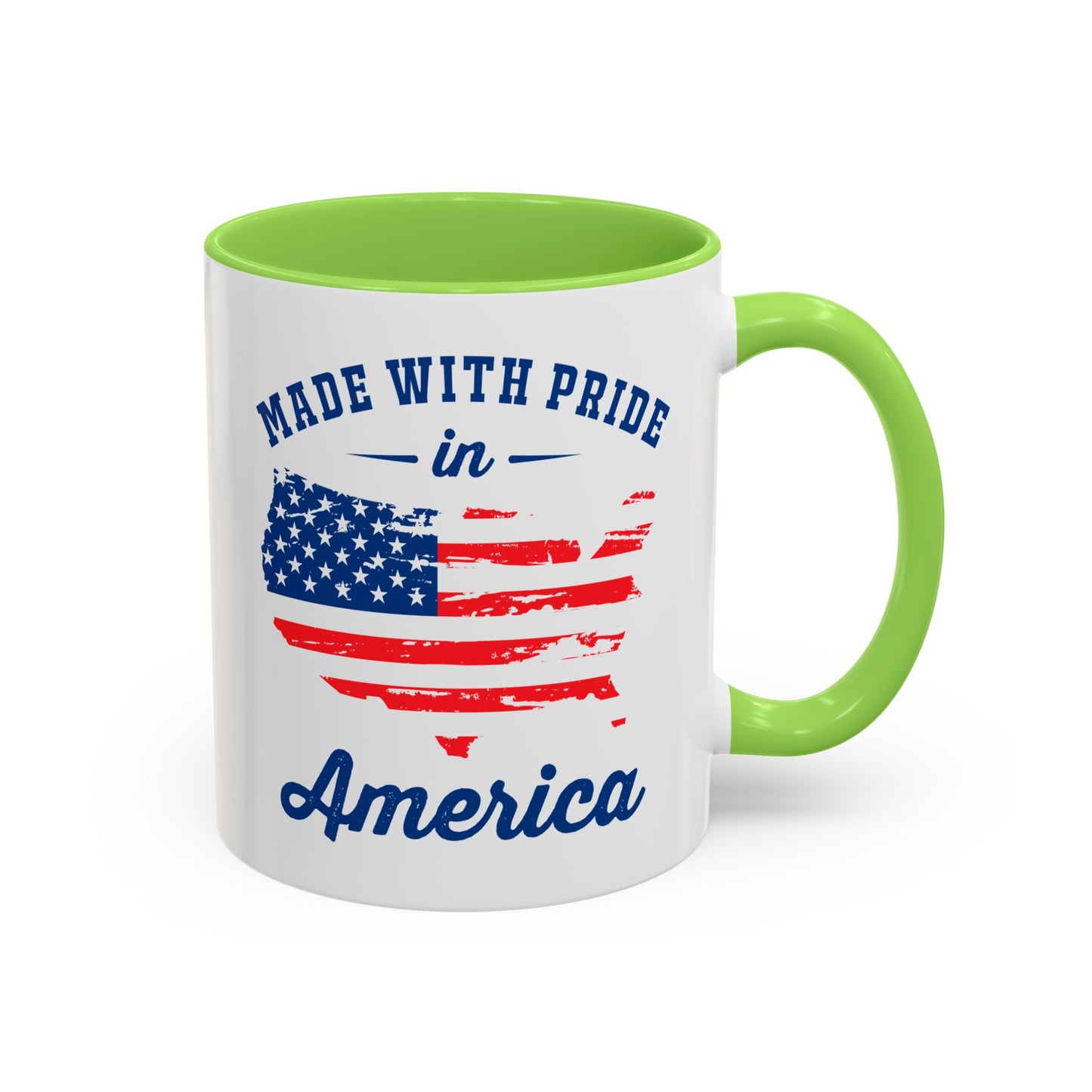 Made with pride in America / Colorful Mugs (11oz, 15oz)